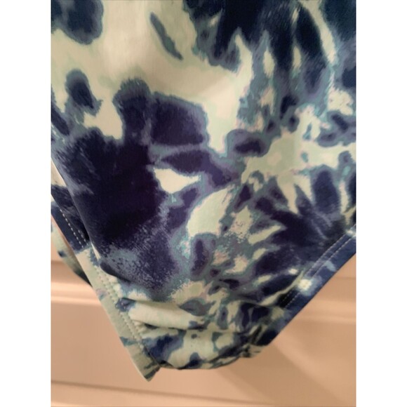 Kona Sol Women's Printed Swimsuit with Shoulder Ties Size L 12-14 - Picture 9 of 13
